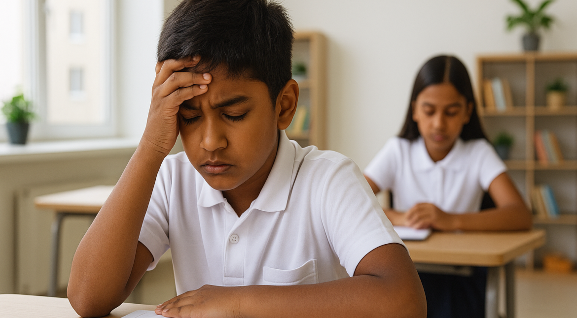 Child Struggling in School