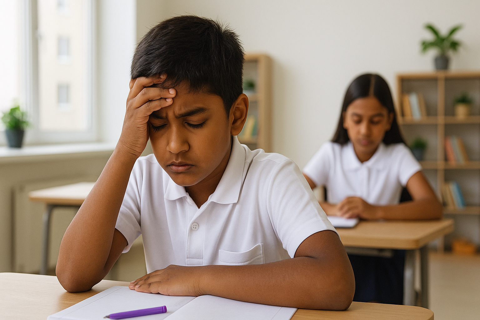 Child Struggling in School