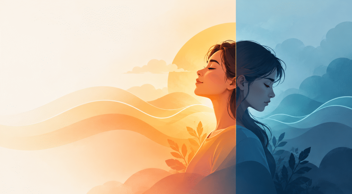 Dual-Mood Serenity Portrait