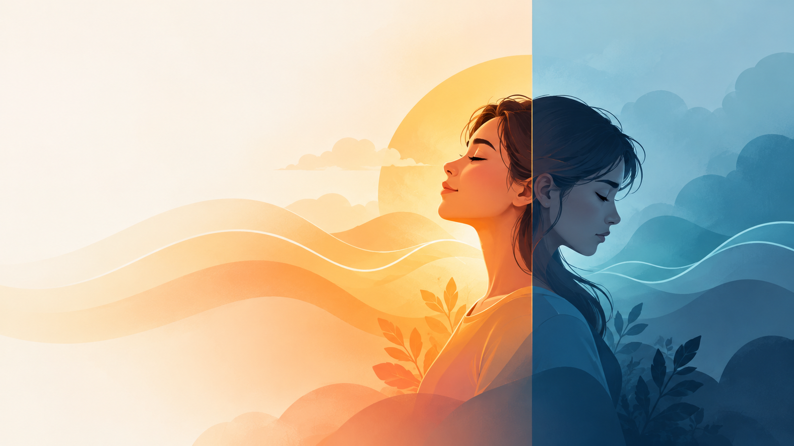 Dual-Mood Serenity Portrait